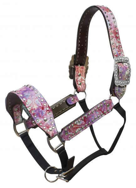 PFR1993 Showman ® Pastel tie dye belt style halter