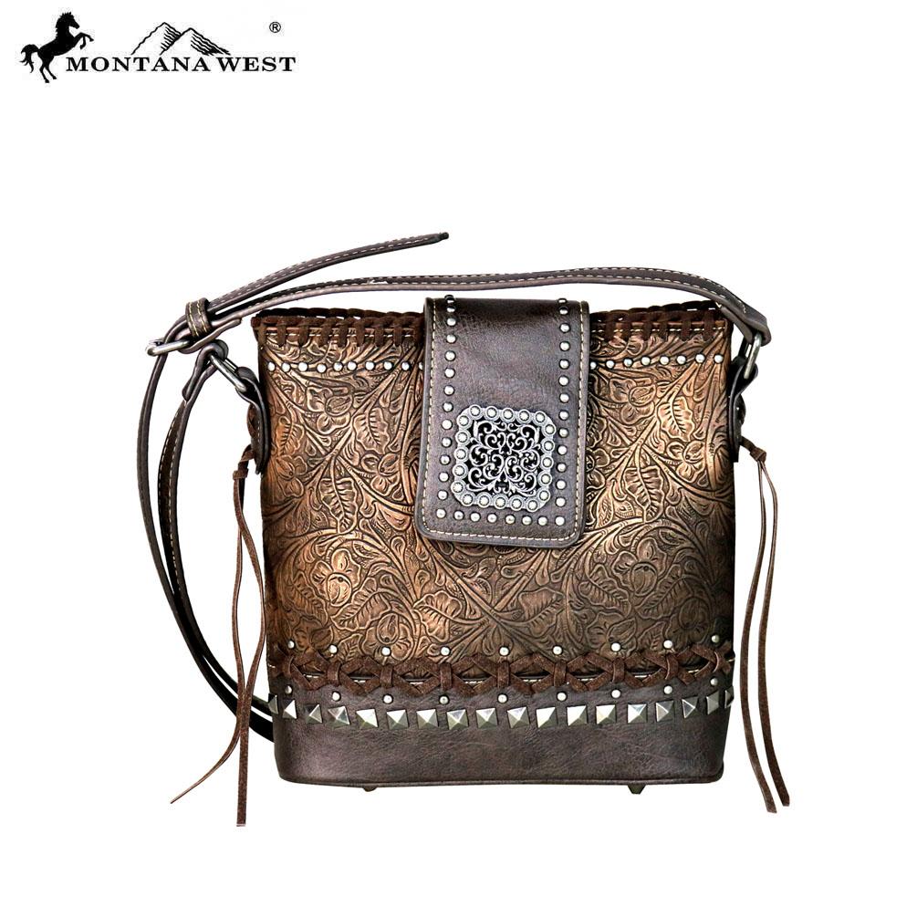 MW610-8360 Montana West Embossed Collection Crossbody