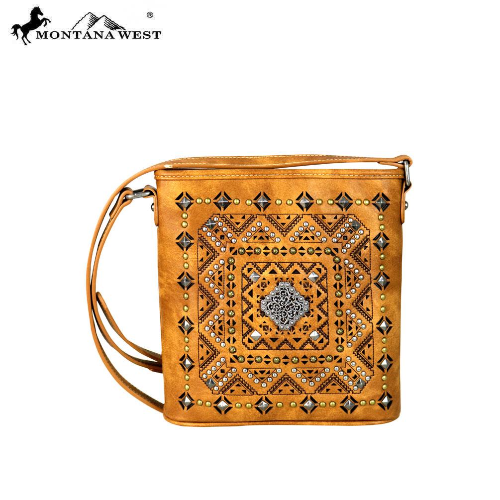 MW642-8360 Montana West Concho Collection Cross body