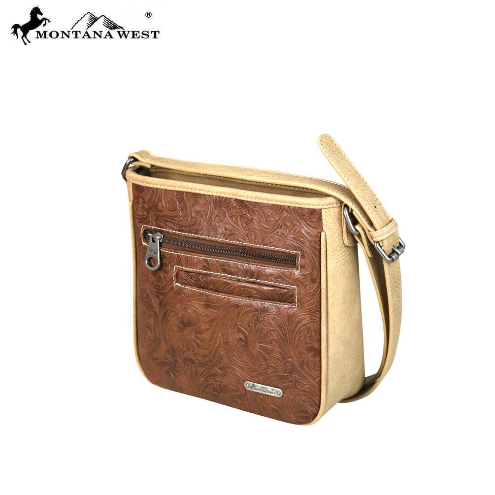 MW662-8360 Montana West Embossed Collection Crossbody