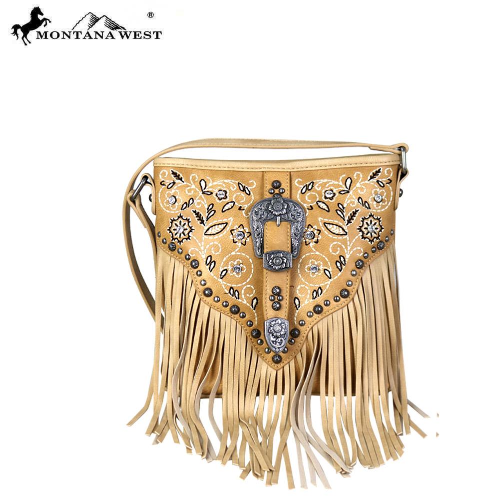 MW689-8360 Montana West Fringe Collection Cross body