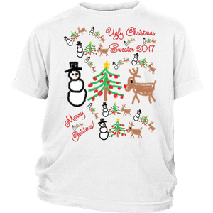 Ugly Christmas Sweater 2017 Onesie to Youth sizes