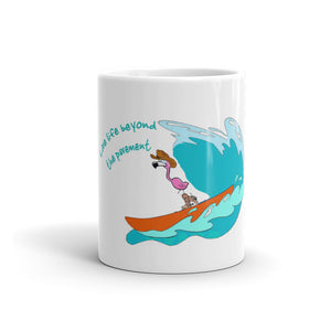 "Live life" Surfing Mug