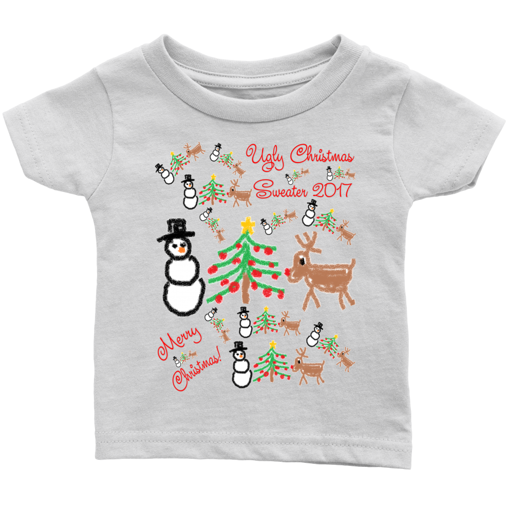 Ugly Christmas Sweater 2017 Onesie to Youth sizes
