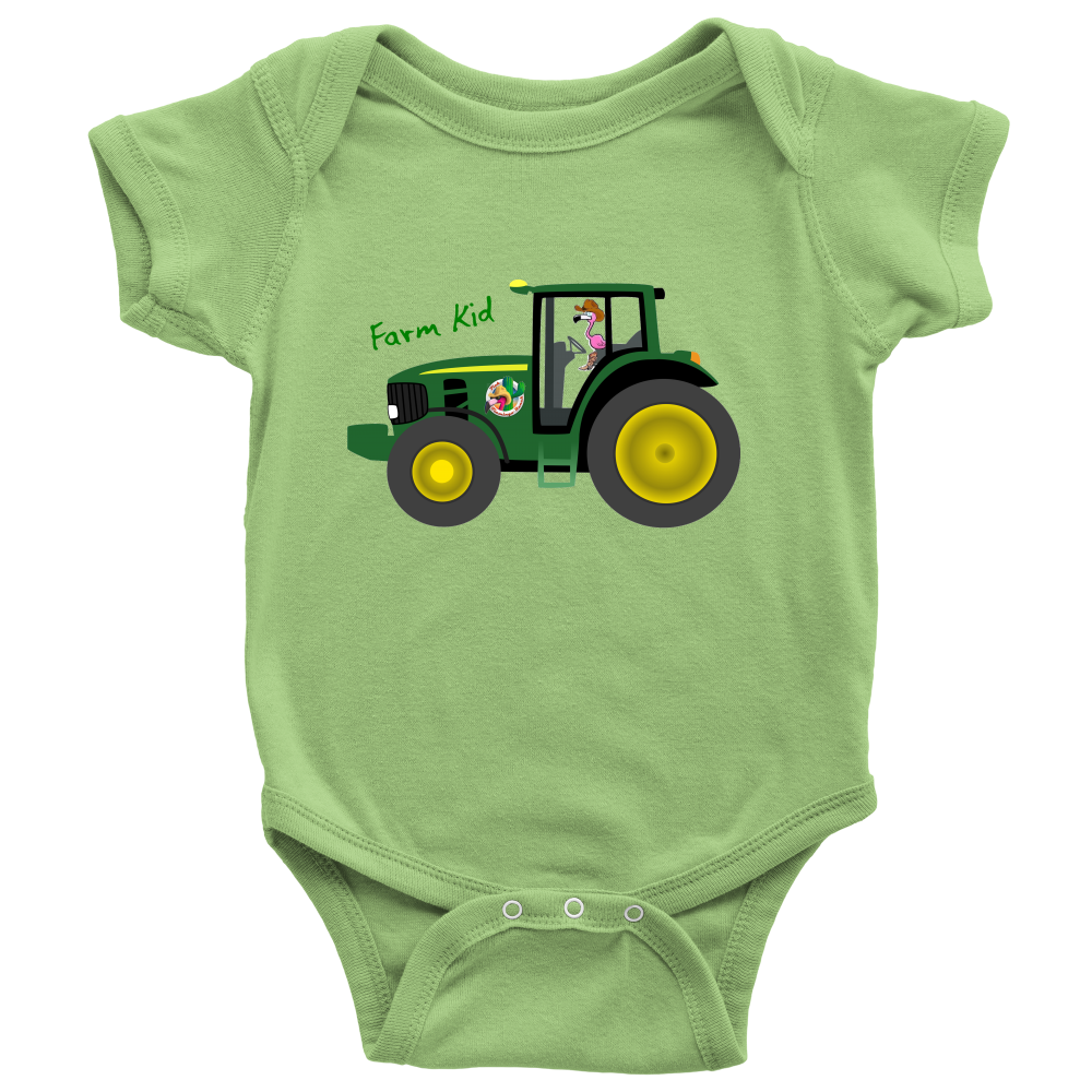 Farm Kid Baby Onesie