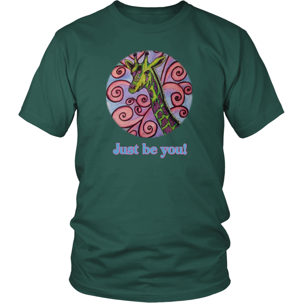 "Just be you" District Unisex Shirt