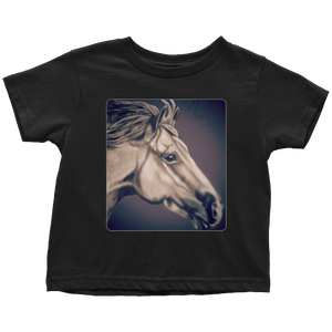 Gray Horse Toddler T-Shirt